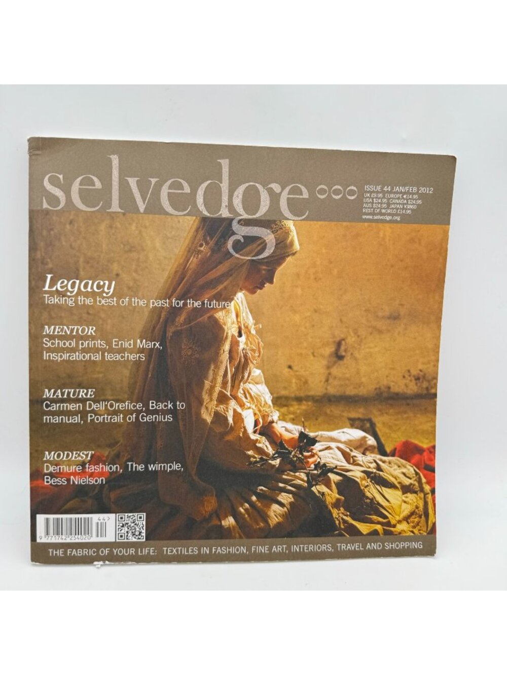 Selvedge Magazine Legacy Issue 44 Jan Feb 2012 Textiles Fashion Art